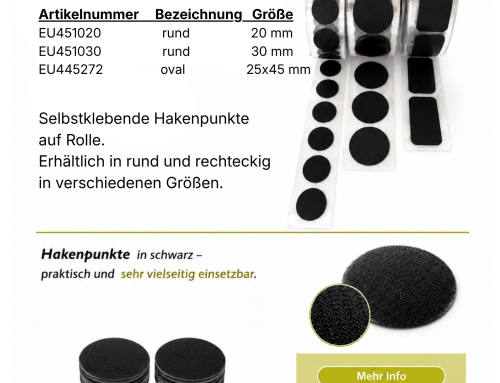 Hakenpunkte in Schwarz